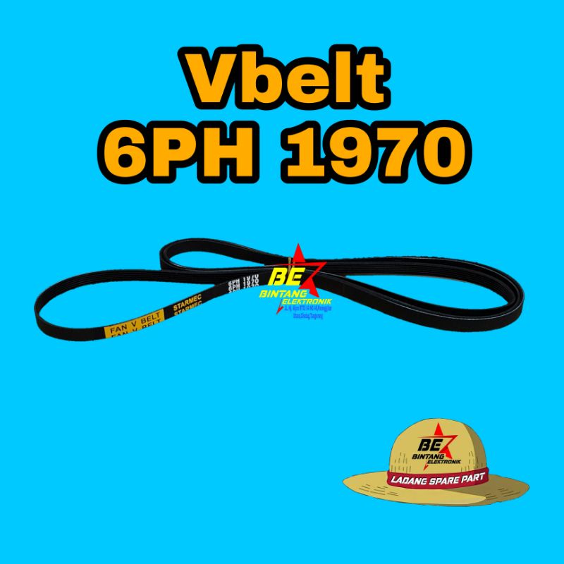 VBELT MESIN CUCI MODENA V-BELT MESIN CUCI ELBA FAN BELT MESIN CUCI ELEKTROLUX VAN BELT 6PH 1970