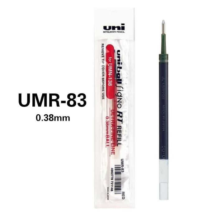 

Uni MITSUBISHI UMR-83 Rollerball Refill for Uniball SIGNO tip : 0.38mm - Hitam