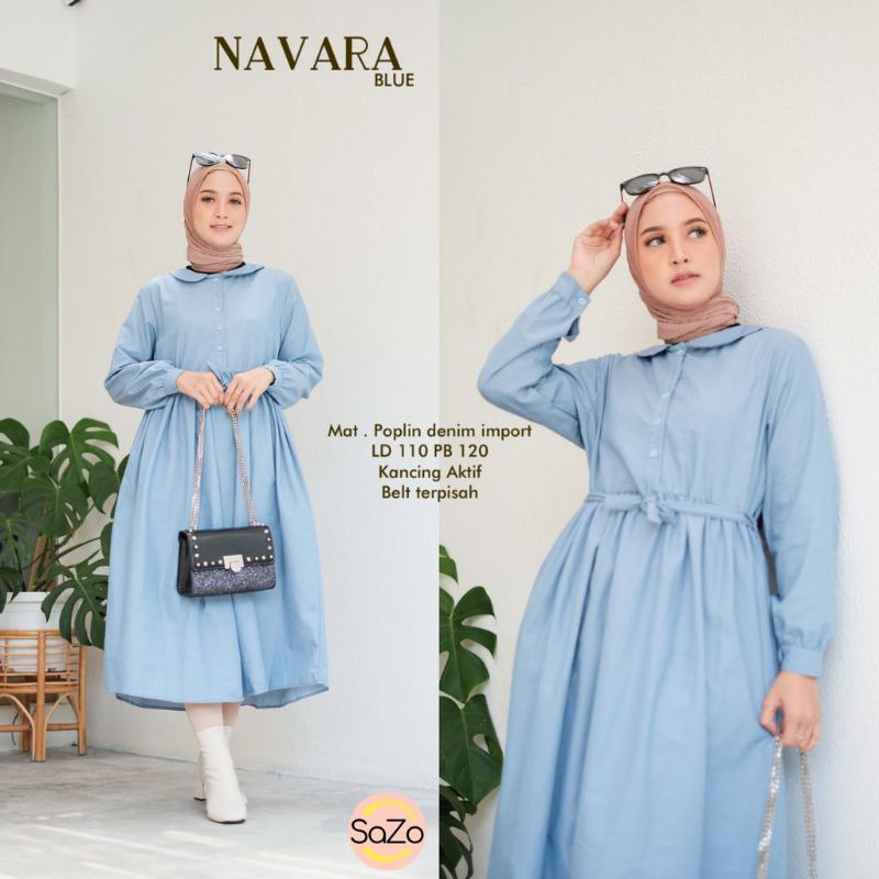 NAVARA GAMIS MIDI TERBARU BY SAZO