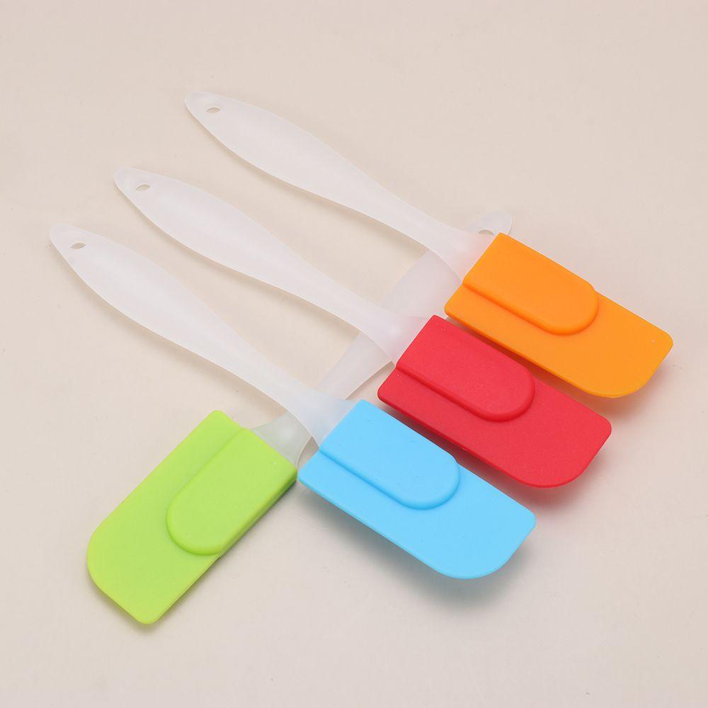 Solighter Spatula Kue Silikon Rumah Tangga DIY Pastry Tools Baking Scraper