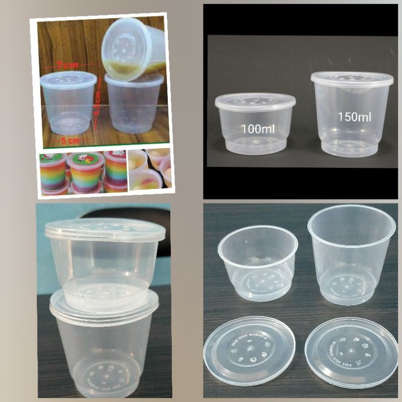 25set Cup agar2/ gelas pudding/thinwall cup