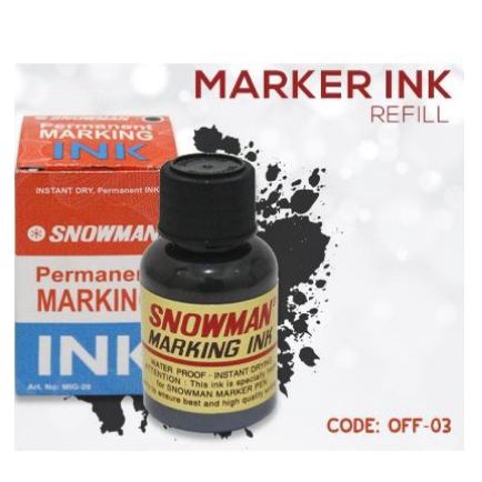 [TOSERBA_EMAK] - REFILL/ ISI TINTA PERMANENT MARKING SNOWMAN