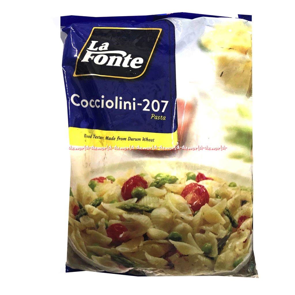 La Fonte Cacciolini 207 Pasta Mie 120gr Pasta Keong Siap Masak Lafonte