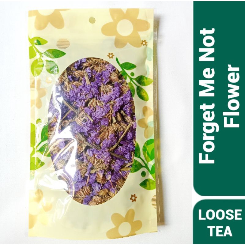 RAW TISANE Froget Me Not Flower Tea / Don't Forget Me Tea / Teh Bunga Forget Me NotIsi 100 Gram