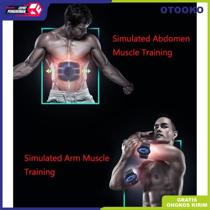 Alat stimulator latihan Terapi ABS Pembentuk Penanda Otot Tangan Paha Perut Paha