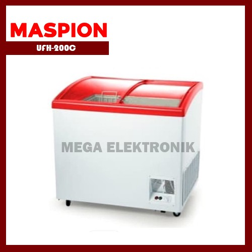 MASPION BY UCHIDA UFH-200C CHEST FREEZER BOX SLIDING 200 LITER