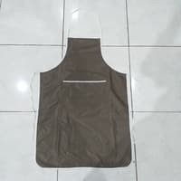 Celemek Masak Warna Waterproof / Apron Masak Anti Minyak Noda