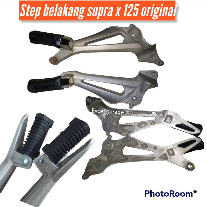 pijakan belakang berstep ste belakang supra 125 supra x 125 original ahm
