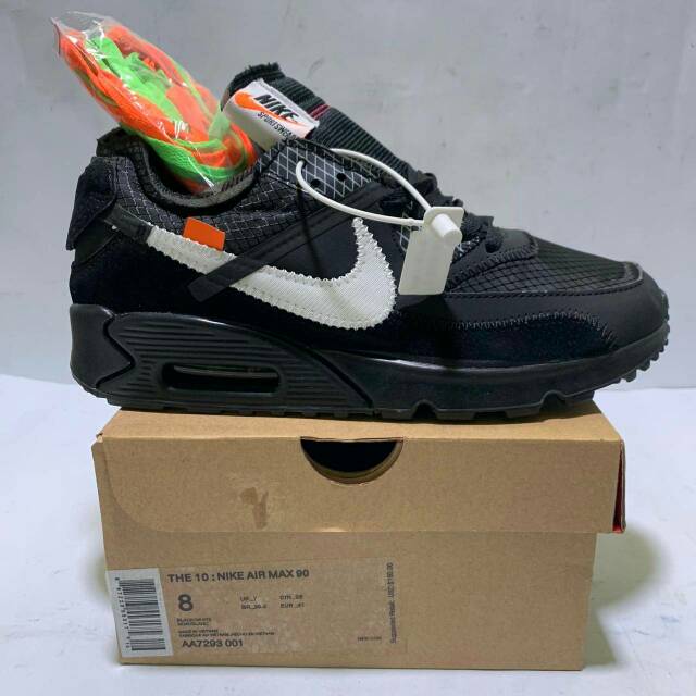 Off white x Nike air max 90 black