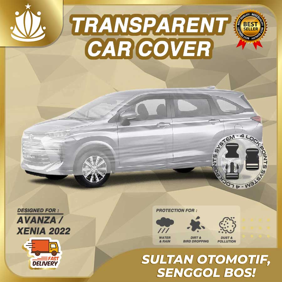 Body Cover Mobil Plastik TEBAL Avanza Xenia 2022 WATERPROOF