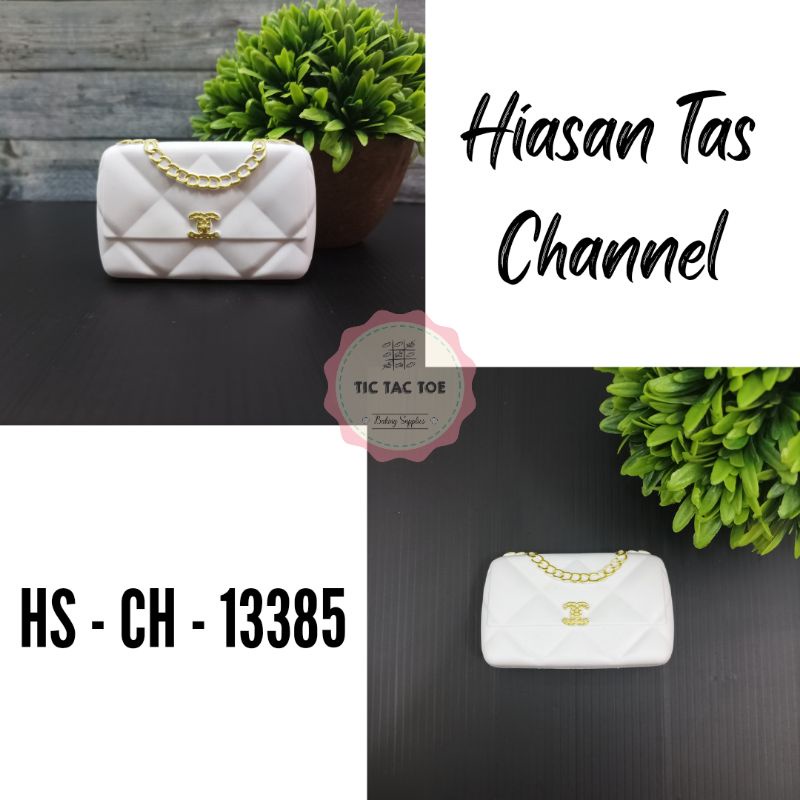 Cake Topper Hiasan Kue Miniatur Tas Branded / Cake Topper / Tas Channel