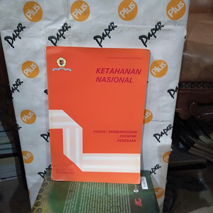 ORI KETAHANAN NASIONAL FOKUS PEMBANGUNAN EKONOMI PEDESAAN