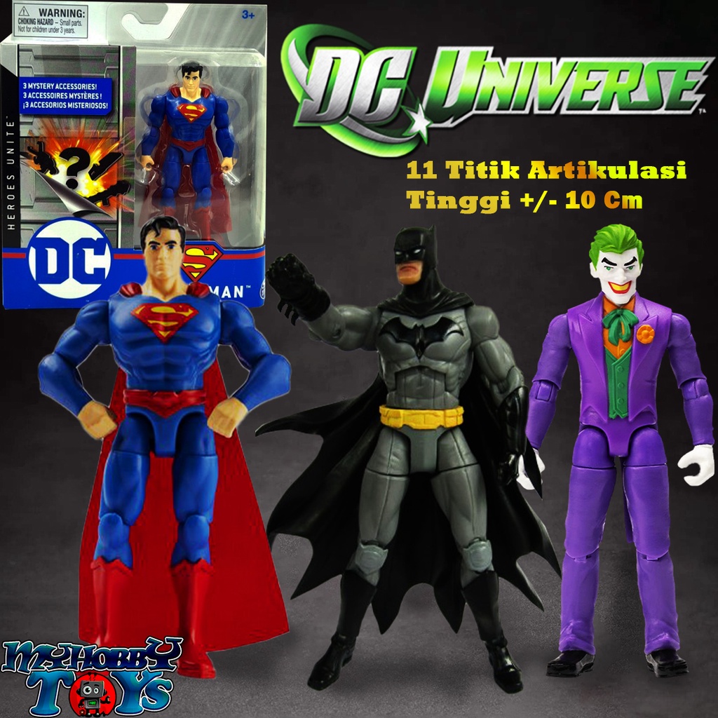 Mainan Action Figure Justice League Batman Superman Joker 11 Artikulasi