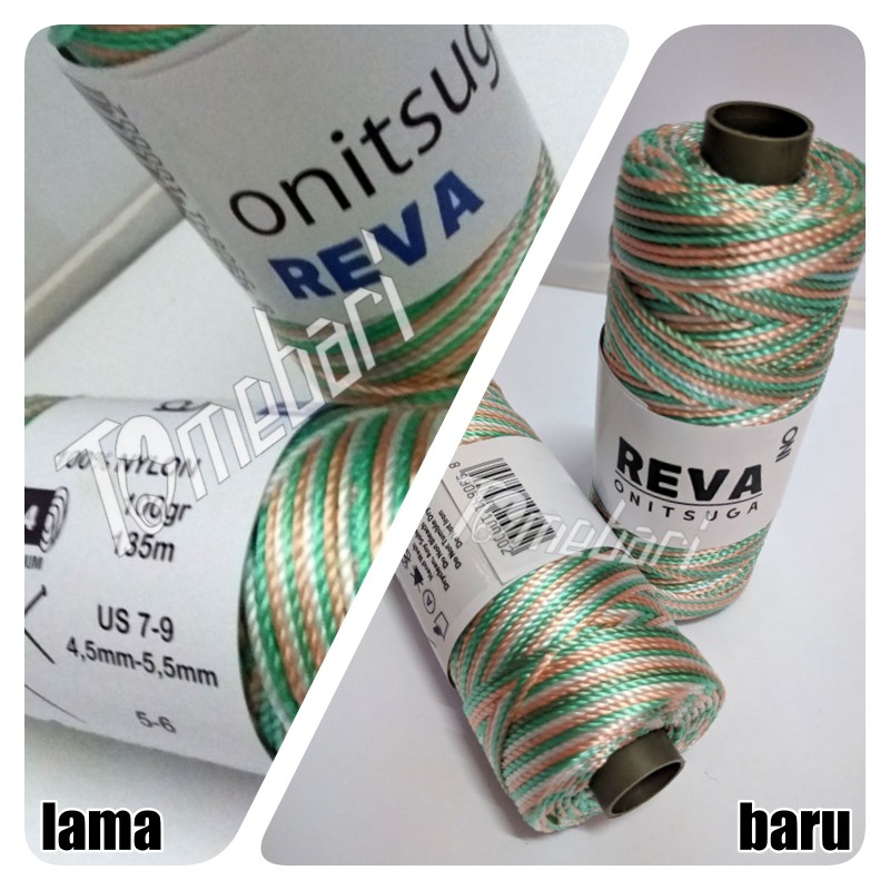 A2006 BENANG RAJUT NILON OMBRE ONITSUGA REVA SEMBUR GRADASI PASTEL