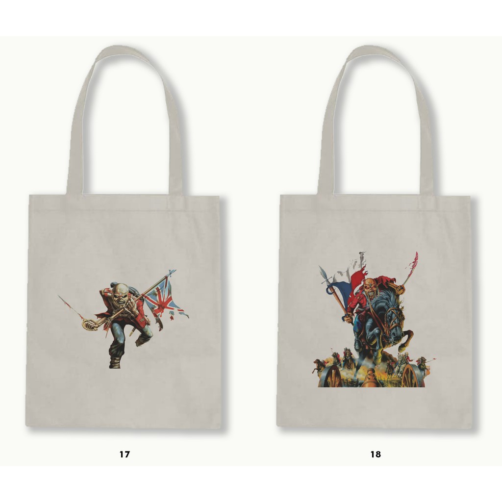 TOTE BAG BLACU - IRON MAIDEN .01