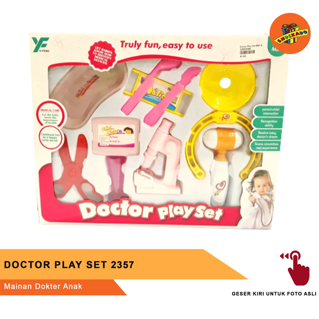 DOCTOR PLAY SET 2357 - Mainan Dokter Anak Makassar