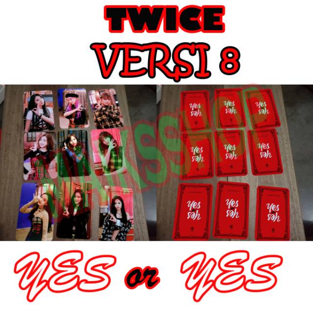 Twice Yes or Yes Photocard Kpop