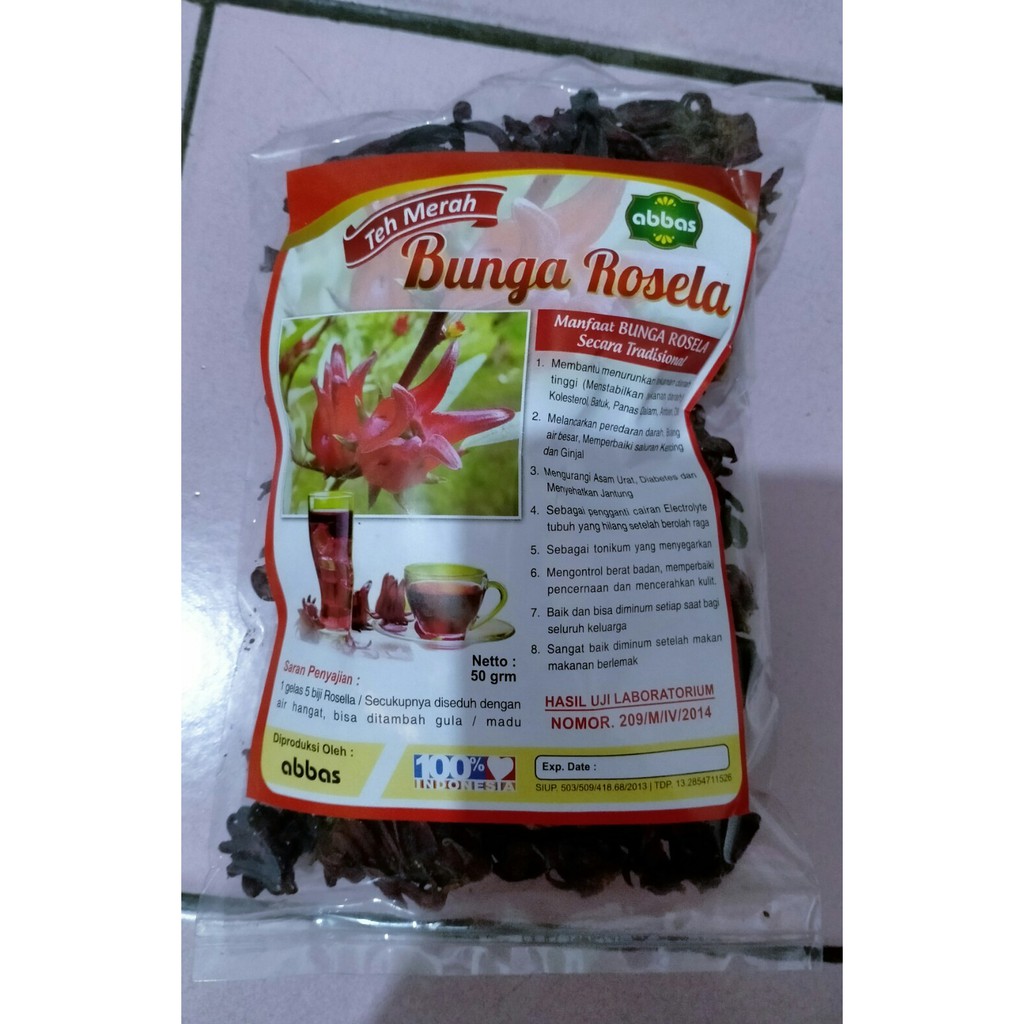 

Teh merah bunga rosela