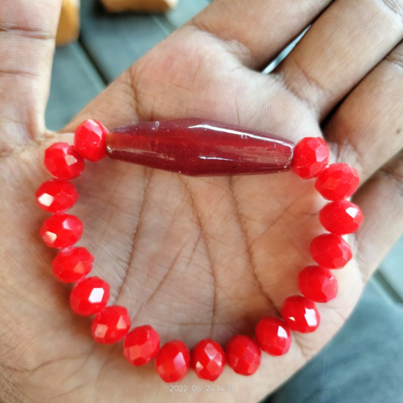 GELANG CRISTAL Dan  LAMIANG. OLEH OLEH KALIMANTAN. GELANG ETNHIK