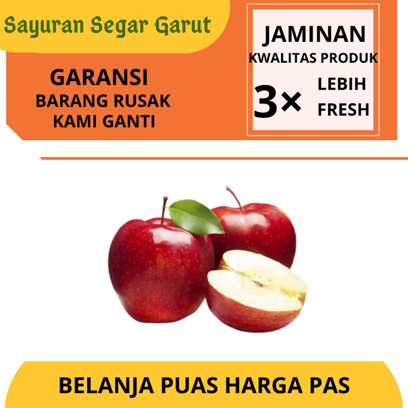 

Buah Apel Merah Washington 500gr by Sayuran Segar Garut