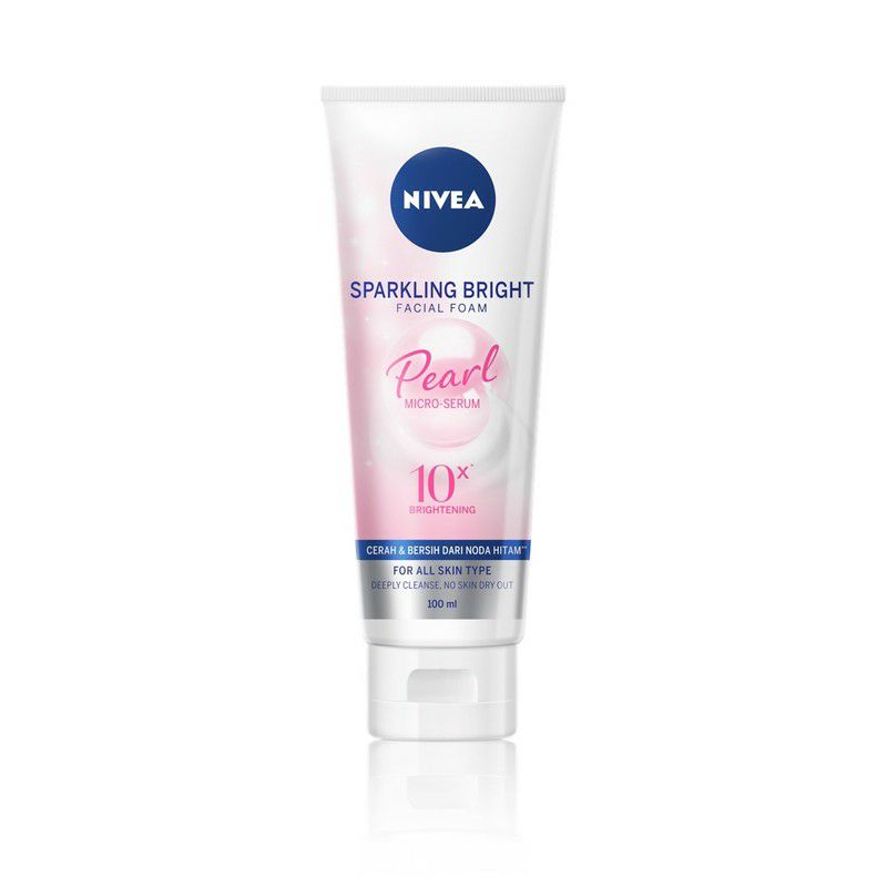 NIVEA SPARKLING BRIGHT FACIAL FOAM 100ML