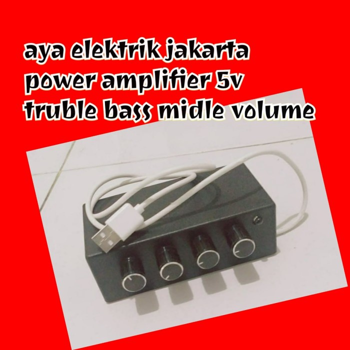 power amplifier mini 5v  amplifier trible bass volume mid ampli mini