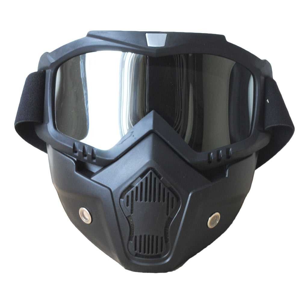 Kacamata Helm Bogo masker Motor Retro