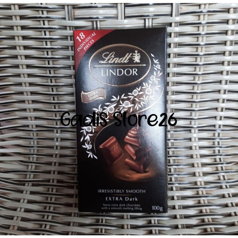 

cokelat lindt lindor extra dark 100 gr