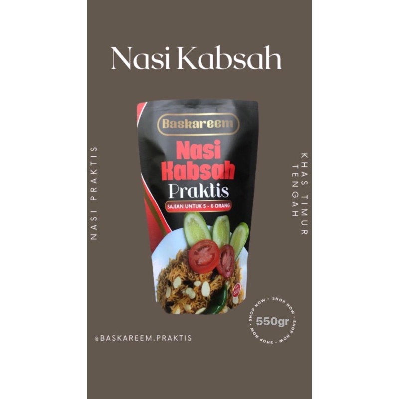 

nasi praktis kabsah / basmati rice kapsah