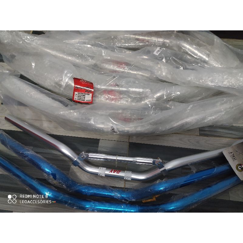 Stang Stir Day Daytona Tipe Low Silver dan Titanium. BIRU POSH