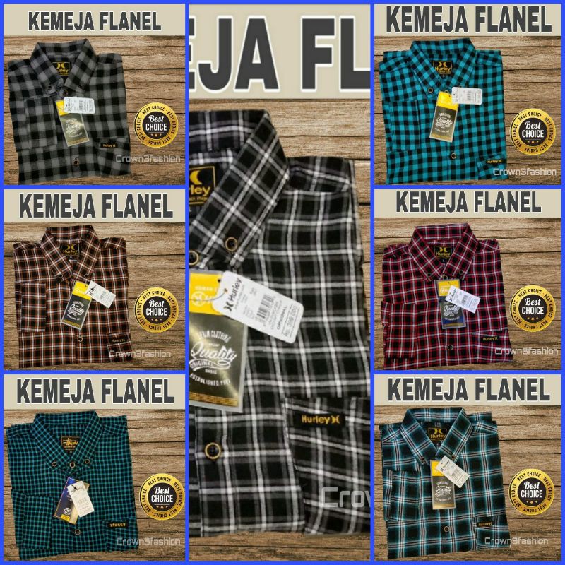 Kemeja Flanel Pria Terbaru √COD√