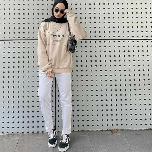 ❅ OVERSIZE TIMES UP SWEATER | SWEATER TIMES UP ➼