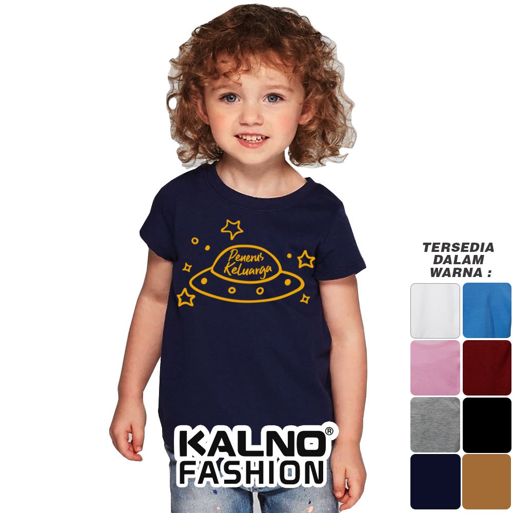 Baju Anak Print Sablon Tulisan Penerus keluarga 115 - Anak Anak Umur 1 - 7 Tahun Ukuran S M L X