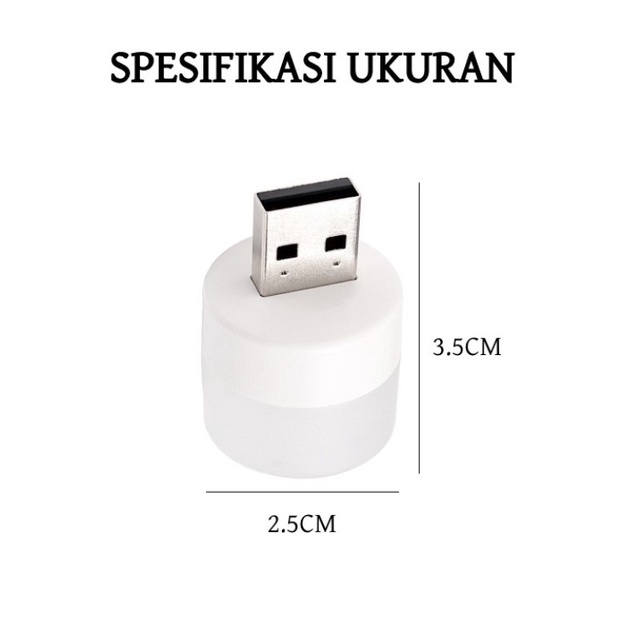 LAMPU LED USB MINI / LAMPU MINI LED USB PORTABLE KECIL / LAMPU BACA