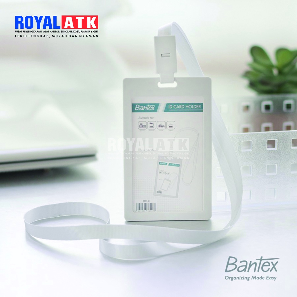 ID CARD PORTRAID+TALI WHITE BANTEX (8865 07)