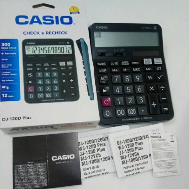 

Calculator Casio™ DJ-120D Plus Original