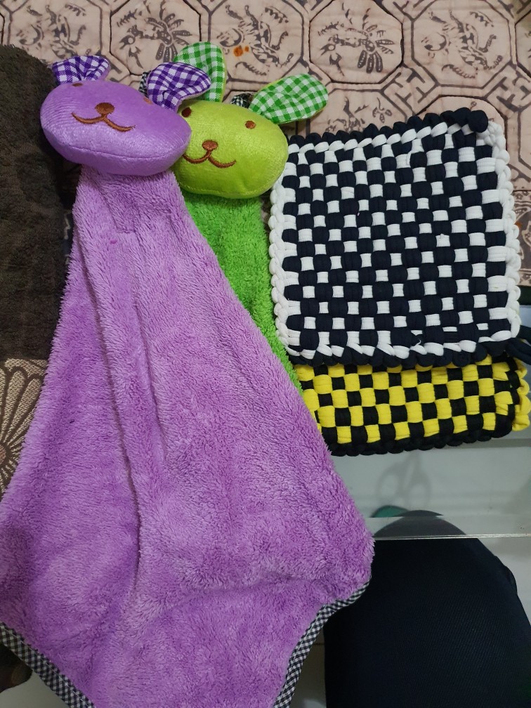 Kain Lap Gantung Handuk / Serbet Kelinci /lap Tangan