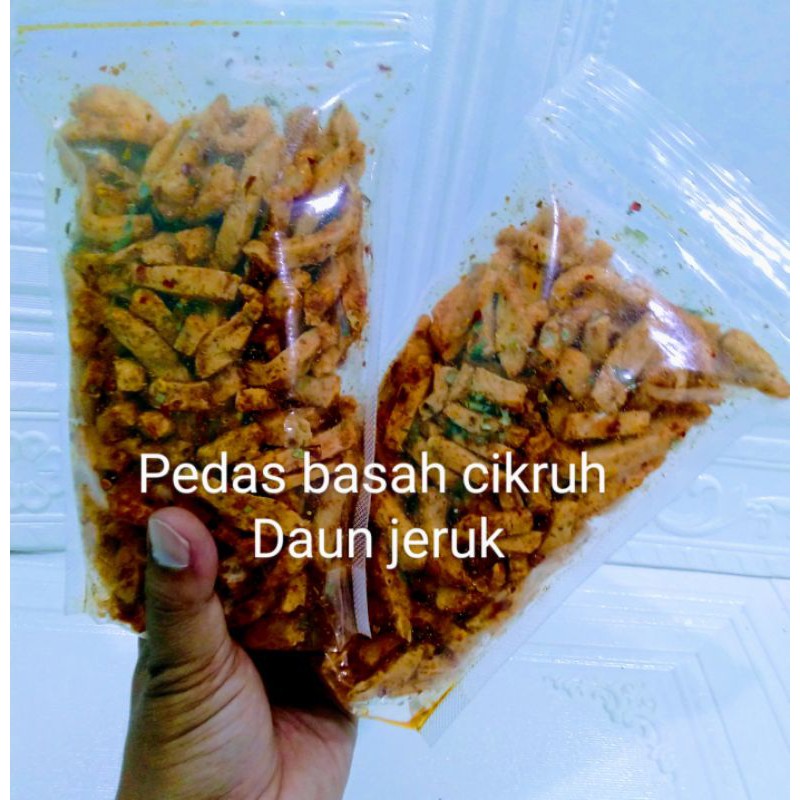 BASRENG DAUN JERUK 250 GRAM BUMBU MELIMPAH-Pedas bumbu basah