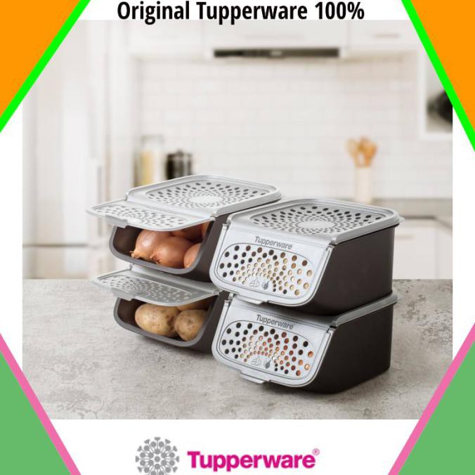Tempat Bawang Bumbu Tupperware - Toples Bawang Merah Bombay (1pc)