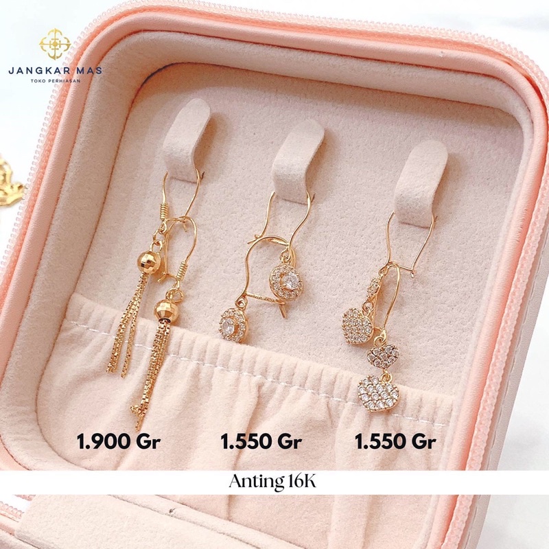 Anting Emas Fashion Hati