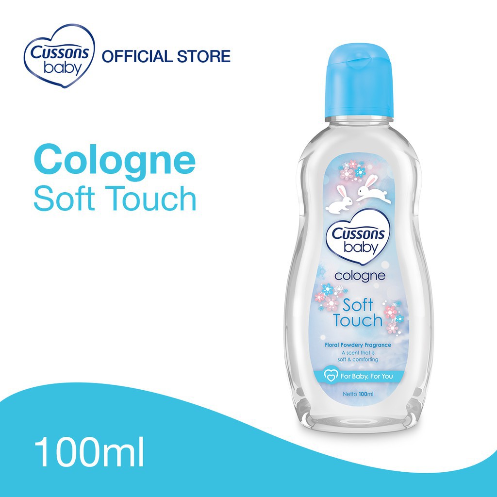 CUSSONS BABY COLOGNE 100ML SOFT TOUCH  / COLOGNE BAYI / MINYAK WANGI BAYI / CUSSONS