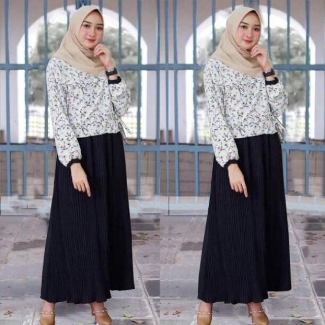 SALE ZR Set monica / Set hijab / Set muslimah