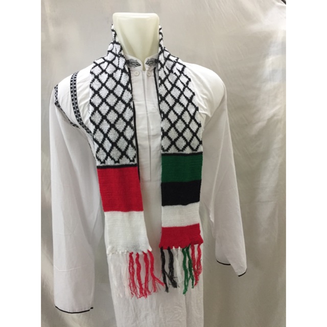 Syal palestine rajutan original