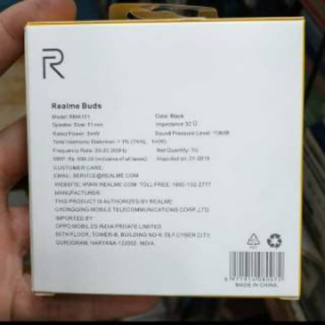 headset REALME +mic headset RMA101 +mic handsfree REALME MANTAP