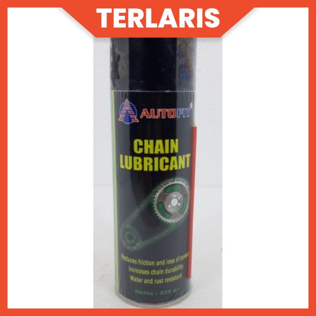 Autofit Chain Lube Pelumas Rantai Chain Lube adalah pelumas rantai dengan standar aman untuk segala jenis rantai