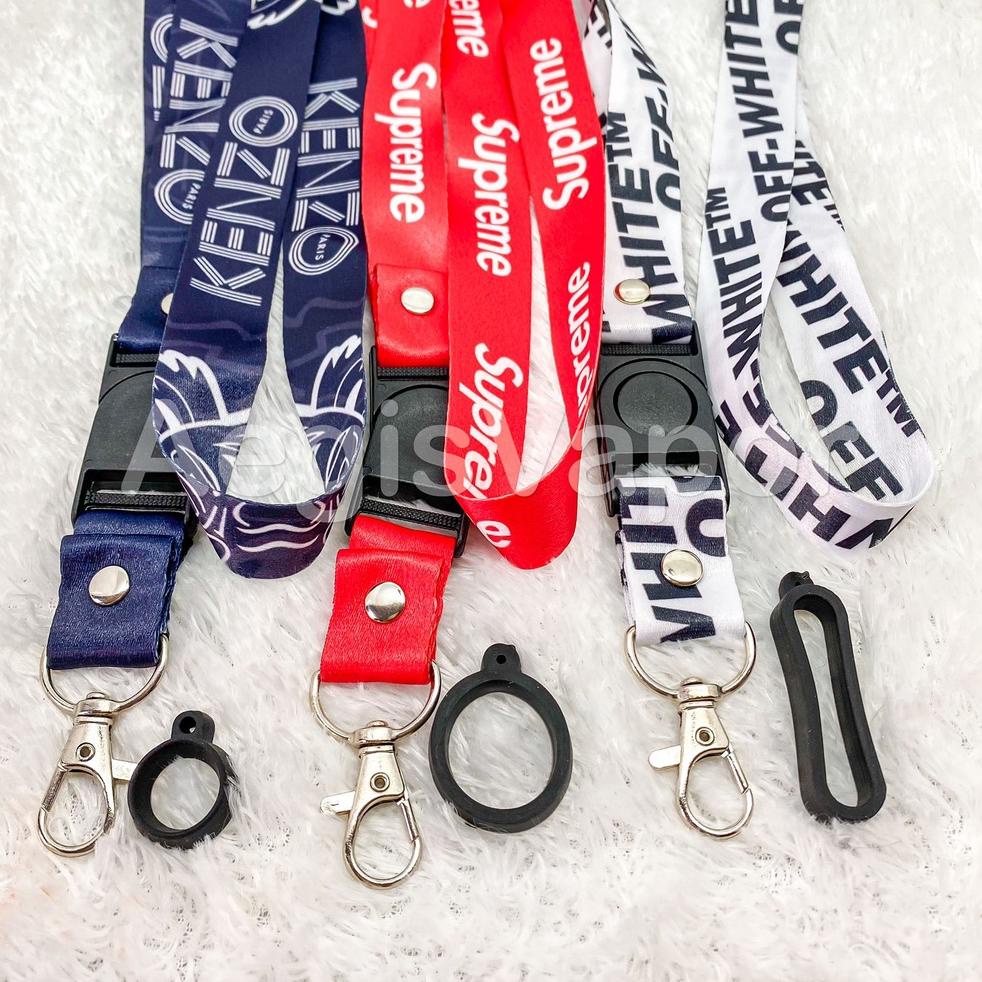 

➬ LANYARD ISI 3 RING KARET ♡