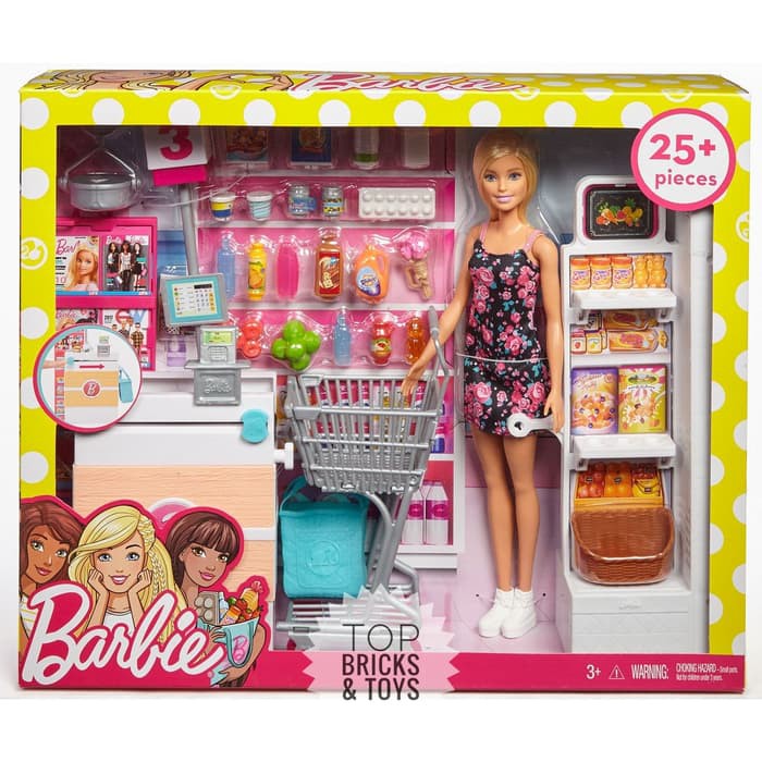 barbie and house set