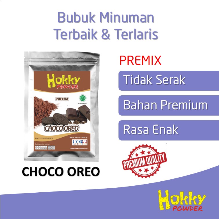 

Bubuk Minuman Bubble Powder Drink Cokelat / ChocoOREO Coklat Hokky Powder 1kg