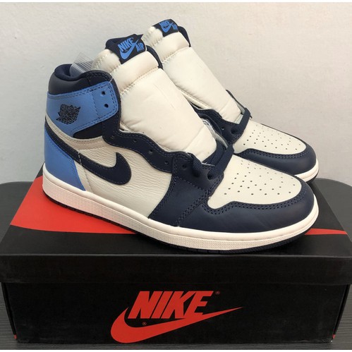 jordan one obsidian unc