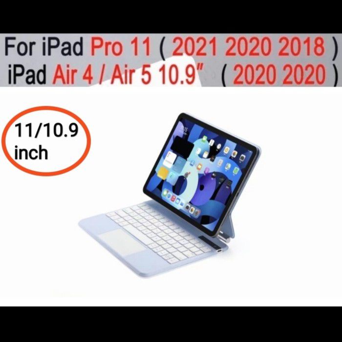 Magic Keyboard Cloning Case P11 for Pad 11 Inch &amp; 12.9 Inch Note : Hanya Keyboard Saja - for Pad Air &amp; Pro